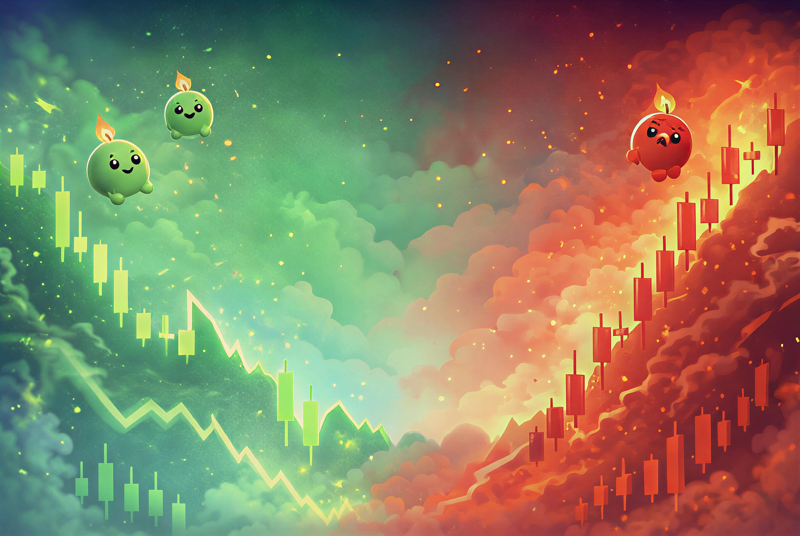 Trading Candles - Bulls vs Bears